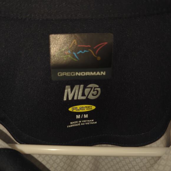 Greg Norman M Hawaii Tropical Botanical Garden Golf Polo Shirt NWT ML75 Play Dry - Picture 4 of 10